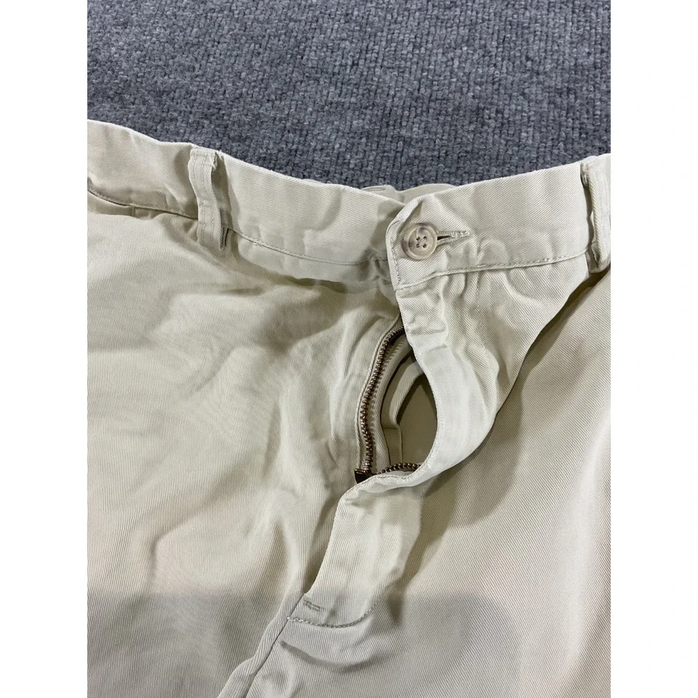 Polo Ralph Lauren Shorts Mens Size 40 Khaki Classic Fit Chino Casual Cotton Flat